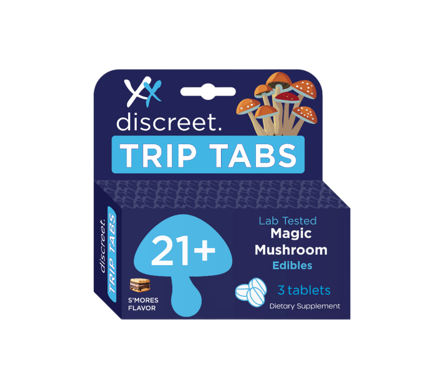 Discreet Trip Tabs - Premium Magic Mushroom Tablets