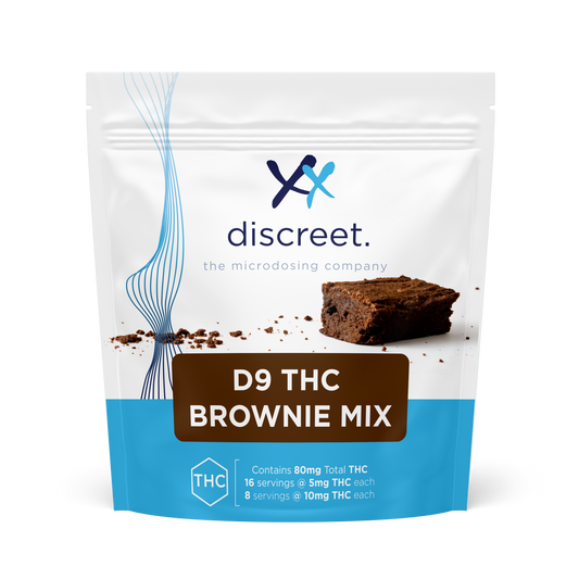 D9 THC Brownie Mix (16 servings @5mg each) 80mg thc total